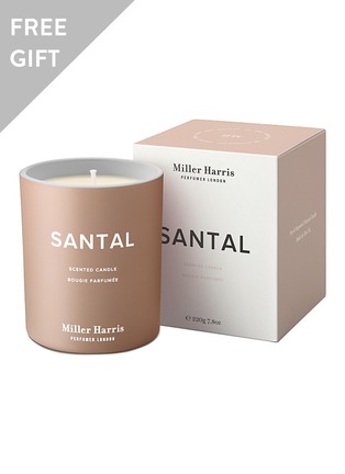 Main View - Click To Enlarge - MILLER HARRIS - Santal Scented Candle 220g