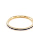 Detail View - Click To Enlarge - EYE M - 18k Gold Plated Sterling Silver Enamel Slim Band Ring