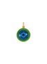 Main View - Click To Enlarge - EYE M - 18k Gold Plated Sterling Silver enamel Evil Eye Pendant
