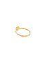 Detail View - Click To Enlarge - EYE M - ‘Love’ 18k Gold Plated Sterling Silver Ruby Zirconia Ring