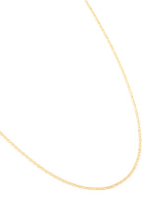 Detail View - Click To Enlarge - EYE M - 18k Gold Plated Sterling Silver Small Ball Chain Necklace − 45cm