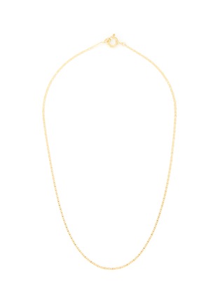 Main View - Click To Enlarge - EYE M - 18k Gold Plated Sterling Silver Small Ball Chain Necklace − 45cm