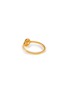 Detail View - Click To Enlarge - EYE M - 18k Gold Plated Sterling Silver Peace Motif Zirconia Ring