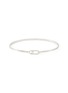Main View - Click To Enlarge - TATEOSSIAN - Brushed Rhodium Plated Sterling Silver T-Bangle