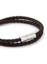 TATEOSSIAN - ‘Pop Rigato’ Double Row Braided Leather Cord Bracelet