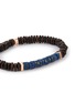 Detail View - Click To Enlarge - TATEOSSIAN - ‘Legno’ Lapis Ebony Palm Wood Bracelet