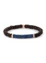 Main View - Click To Enlarge - TATEOSSIAN - ‘Legno’ Lapis Ebony Palm Wood Bracelet
