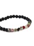 Detail View - Click To Enlarge - TATEOSSIAN - ‘Millefiori’ Onyx Murano Glass Beaded Bracelet