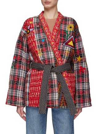 MONOKI | ‘Free the Love Wave’ Belted Cotton Kimono