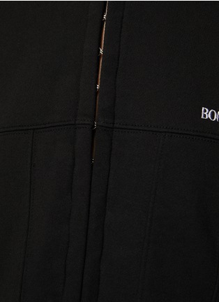  - BONBOM - Logo Embroidery Corset Hoodie