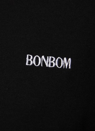  - BONBOM - Double Logo Oversized Crewneck T-Shirt