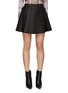 Main View - Click To Enlarge - BONBOM - Pleated Cotton Blend Mini Skirt