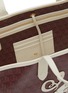 Detail View - Click To Enlarge - ANYA HINDMARCH - Small ‘I Am a Plastic Bag’ Slogan Appliqué Recycled Canvas Tote Bag