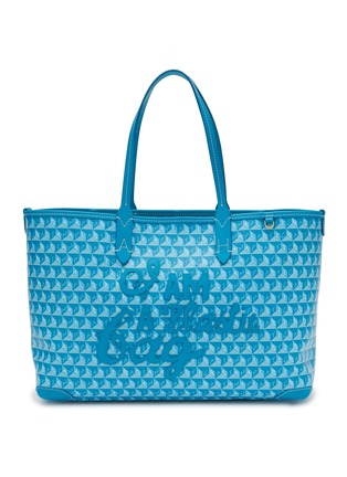 ANYA HINDMARCH | Small ‘I Am a Plastic Bag’ Slogan Appliqué Recycled Canvas Tote Bag