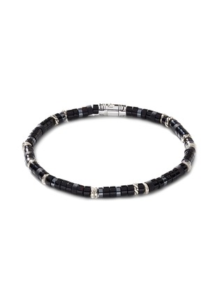 Main View - Click To Enlarge - JOHN HARDY - ‘Classic Chain’ Silver Onyx Hematite Heishi Bead Bracelet