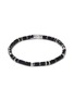 JOHN HARDY - ‘Classic Chain’ Silver Onyx Hematite Heishi Bead Bracelet