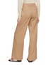 Back View - Click To Enlarge - THEORY - Terena' Pleated Wide Leg Pants