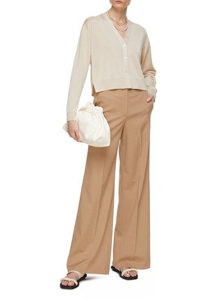 Figure View - Click To Enlarge - THEORY - Terena' Pleated Wide Leg Pants