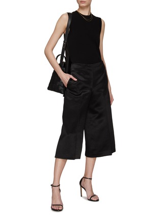 Figure View - Click To Enlarge - THEORY - Pressed Crease Wide Leg Culottes