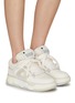 Figure View - Click To Enlarge - AMIRI - ‘MA-2’ Leather High Top Sneakers