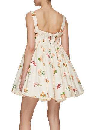 Back View - Click To Enlarge - AGUA BY AGUA BENDITA - Sinu Clementina Floral Print Dress