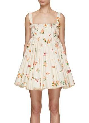 Main View - Click To Enlarge - AGUA BY AGUA BENDITA - Sinu Clementina Floral Print Dress