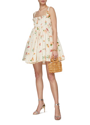 Figure View - Click To Enlarge - AGUA BY AGUA BENDITA - Sinu Clementina Floral Print Dress