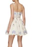 Back View - Click To Enlarge - AGUA BY AGUA BENDITA - Lima Embroidered Mini Dress