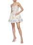 Figure View - Click To Enlarge - AGUA BY AGUA BENDITA - Lima Embroidered Mini Dress