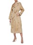 Figure View - Click To Enlarge - ERMANNO SCERVINO - Floral Embroidery Trench Coat