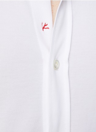  - ISAIA - Logo Embroidery Classic Cotton Shirt