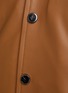  - ISAIA - Lambskin Leather Button Up Bomber Jacket