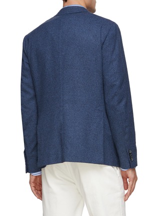 Back View - Click To Enlarge - ISAIA - ‘Gregorio’ Single Breasted Notch Lapel Blazer