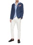 Figure View - Click To Enlarge - ISAIA - ‘Gregorio’ Single Breasted Notch Lapel Blazer