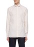 Main View - Click To Enlarge - ISAIA - Wide Collar Check Cotton Shirt