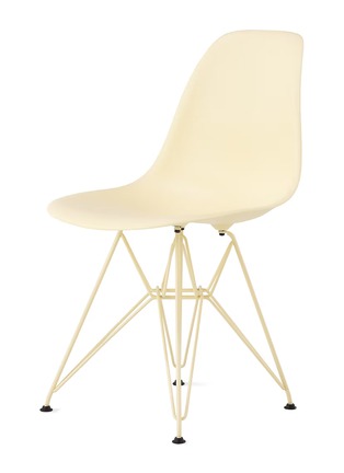 Main View - Click To Enlarge - HERMAN MILLER - X HAY 'EAMES' MOLDED RECYCLED PLASTIC SIDE CHAIR – POWDER YELLOW