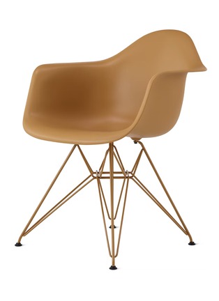 Main View - Click To Enlarge - HERMAN MILLER - X HAY 'EAMES' MOLDED RECYCLED PLASTIC ARMCHAIR – TOFFEE
