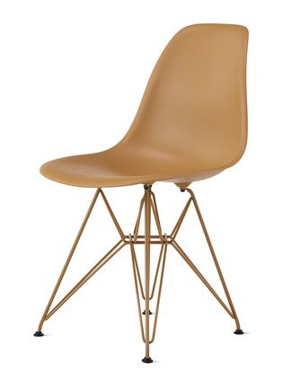 Main View - Click To Enlarge - HERMAN MILLER - X HAY 'EAMES' MOLDED RECYCLED PLASTIC SIDE CHAIR – TOFFEE