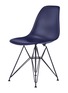 Main View - Click To Enlarge - HERMAN MILLER - X HAY 'EAMES' MOLDED RECYCLED PLASTIC SIDE CHAIR – BLACK BLUE