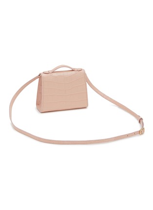 Detail View - Click To Enlarge - GIÒSA - Micro Coralyne Patent Alligator Leather Bag