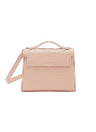 Main View - Click To Enlarge - GIÒSA - Micro Coralyne Patent Alligator Leather Bag