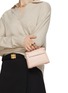 Figure View - Click To Enlarge - GIÒSA - Micro Coralyne Patent Alligator Leather Bag
