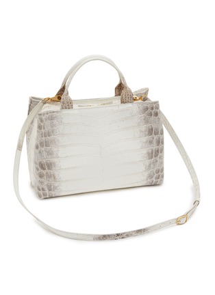 GIOSA BAGS | Medium Cecile Matte Himalayan Crocodile Leather Tote Bag ...