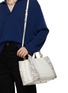 Figure View - Click To Enlarge - GIÒSA - Medium Cecile Matte Himalayan Crocodile Leather Tote Bag
