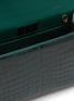Detail View - Click To Enlarge - GIÒSA - Small Coralyne Patent Crocodile Leather Bag