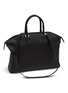 Detail View - Click To Enlarge - GIÒSA - Large Matte Crocodile Leather Satchel Bag