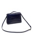 Detail View - Click To Enlarge - GIÒSA - Small Coralyne Patent Crocodile Leather Bag