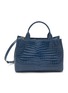 Main View - Click To Enlarge - GIÒSA - Medium Cecile Patent Crocodile Leather Tote Bag