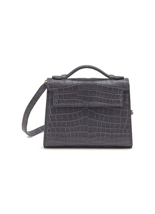 Main View - Click To Enlarge - GIÒSA - Micro Coralyne Matte Crocodile Leather Bag