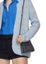 Figure View - Click To Enlarge - GIÒSA - Micro Coralyne Matte Crocodile Leather Bag